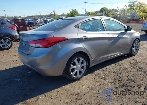 2013 Hyundai Elantra Limited from USA, damaged, VIN KMHDH4AE9DU527203
